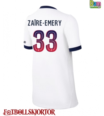 Paris Saint-Germain Warren Zaire-Emery #33 Bortatröja Dam 2026-27 Kortärmad